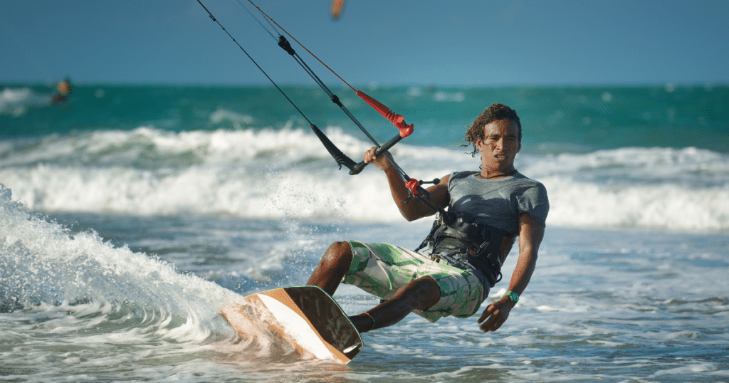 kitesurfing in Kalpitiya